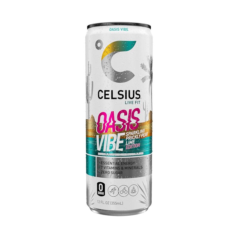 Celsius Fitness Drink 12oz 12/Case Oasis Vibe